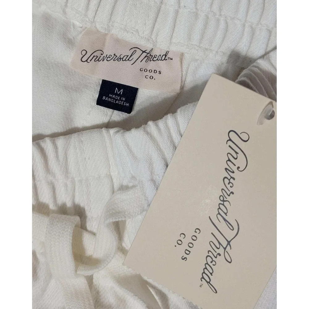 NWT Universal Thread Extra Wide Leg White Jeans